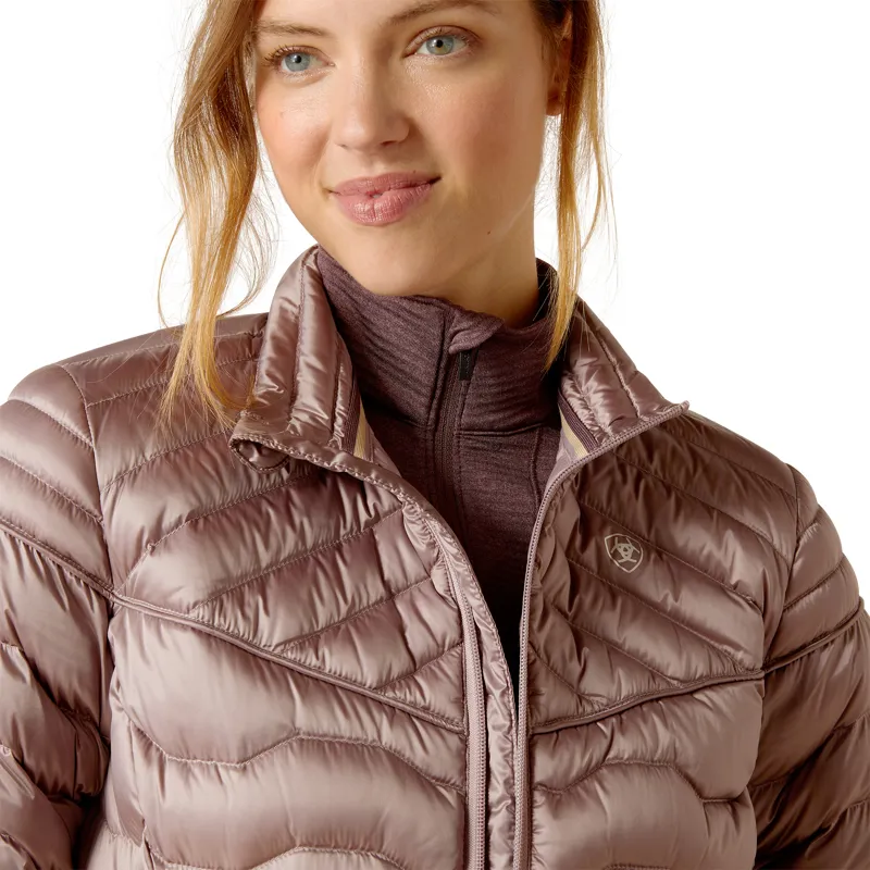 Ariat Womens Ideal Down Coat Quail-1